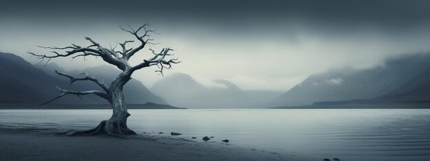 minimalist landscape in New Zealand