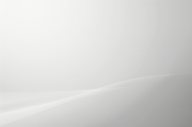Photo a minimalist landscape photograph capturing a blanket of fog obscuring a distant landscape a white background with subtle gradients of grey