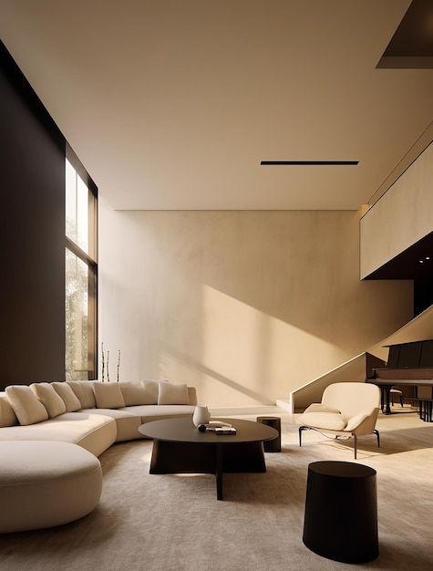 Minimalist Living room interior design collection