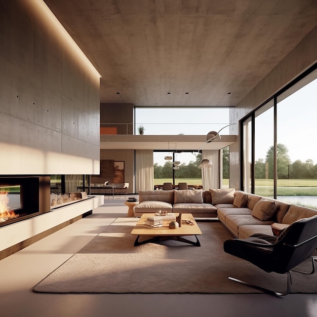 Minimalist Living room interior design collection