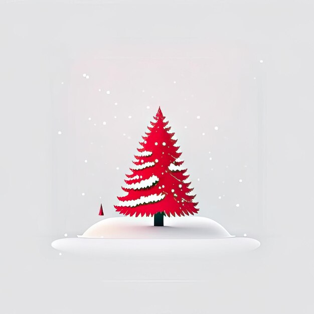 Minimalist and luxurious Christmas tree