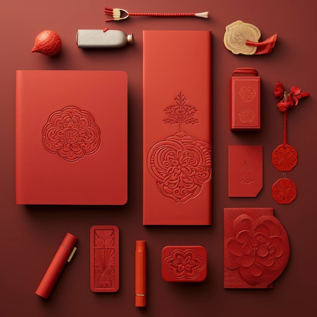 Minimalist luxury chinese new year red packet