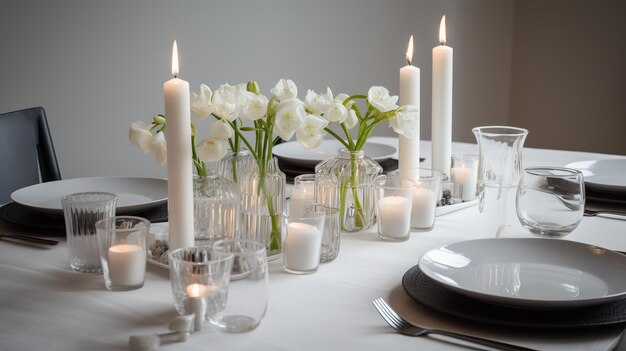 Minimalist and Modern DIY Tablescape A Stylish and Personalized Dining Experience