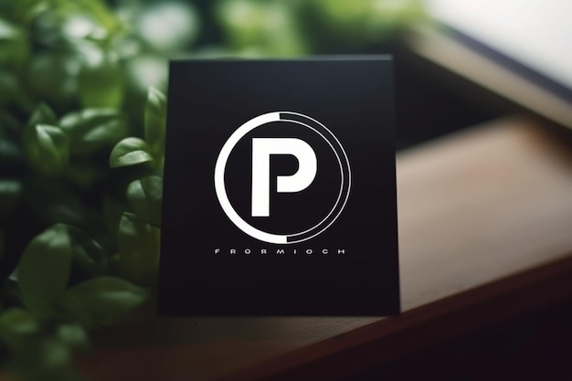 Photo minimalist modern logo design p company one letter p prisma smm pr company design company