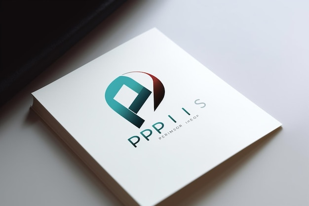 Photo minimalist modern logo design p company one letter p prisma smm pr company design company