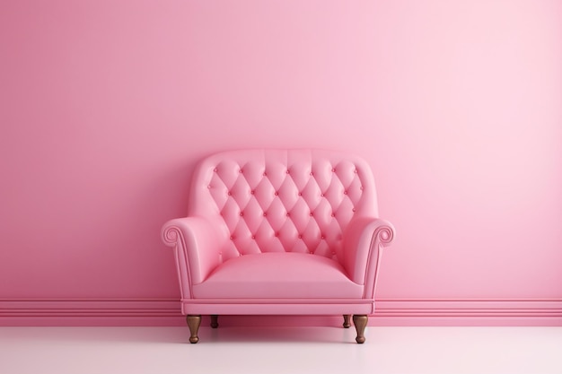 Minimalist monochromatic pink wallpaper