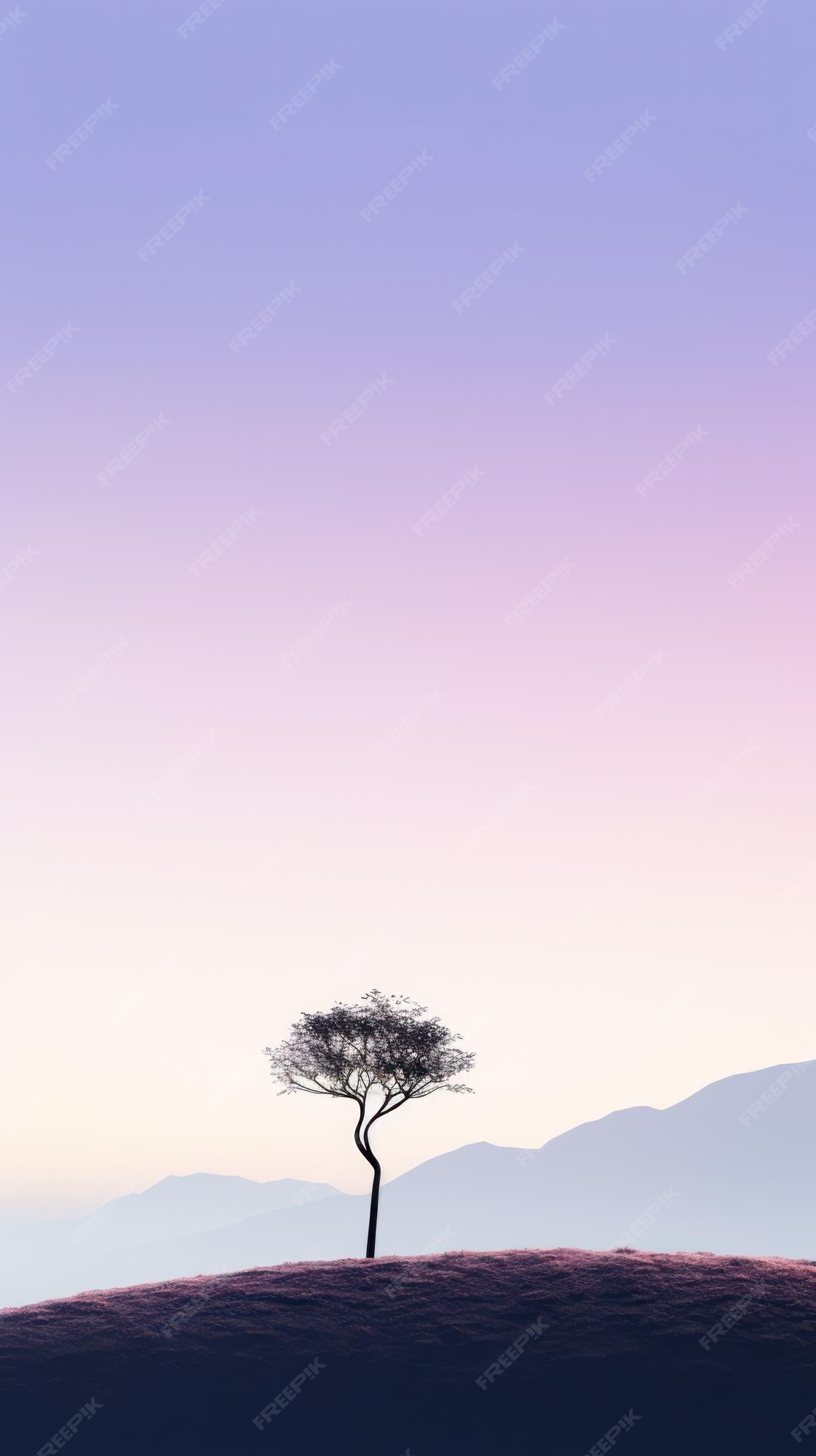 Premium Photo | Minimalist natural wallpaper for mobile phone