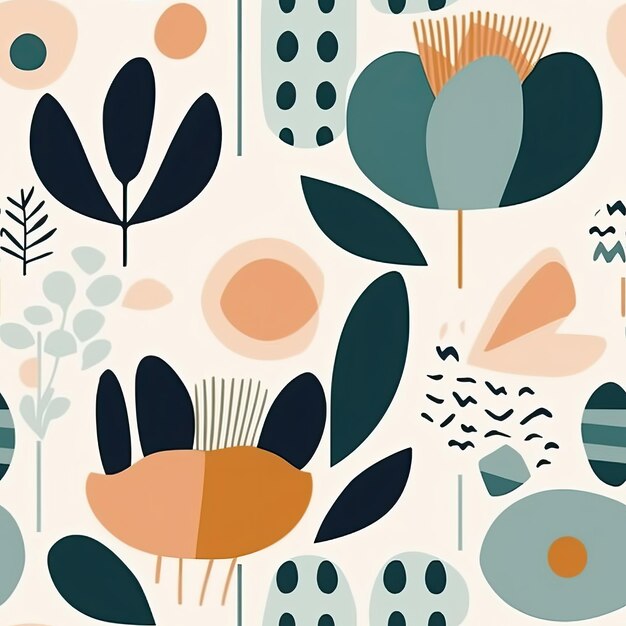 Minimalist and natureinspired patterns with clean lines