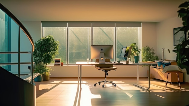 minimalist office interior