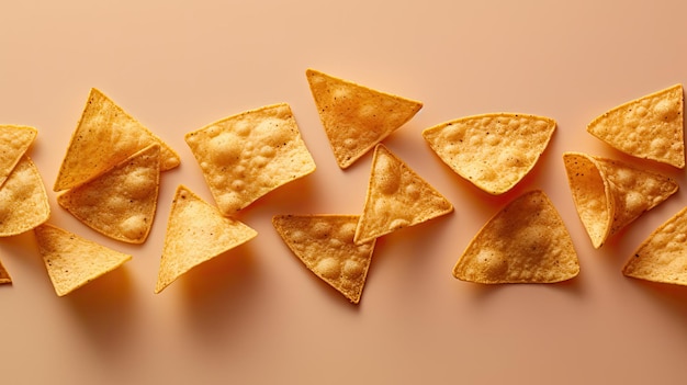 A minimalist photograph of food placed on a solid color background