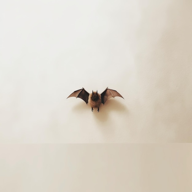 Photo minimalist photography of a cute bat