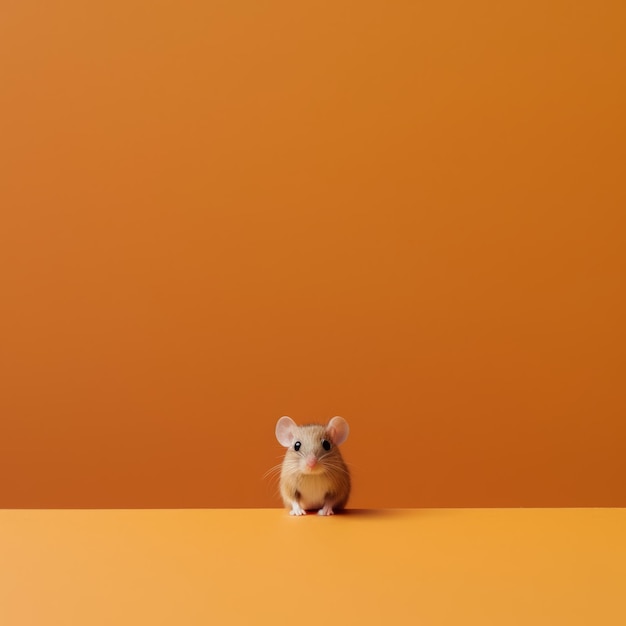 Minimalist Photography Of A Cute Mouse