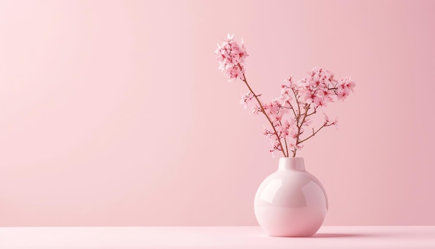 Minimalist pink background