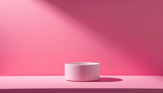 Minimalist pink background