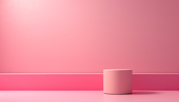 Minimalist pink background