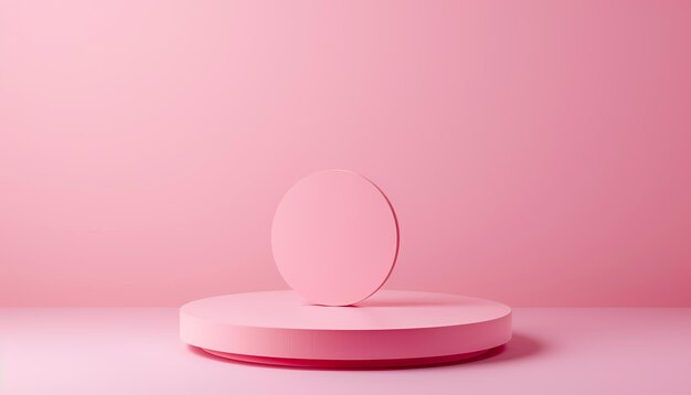 Minimalist pink background