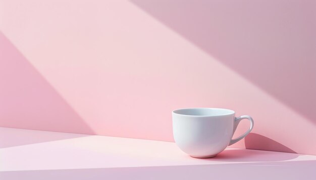 Minimalist pink background