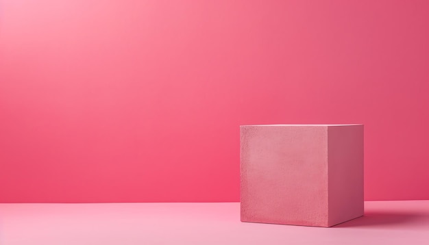 Minimalist pink background