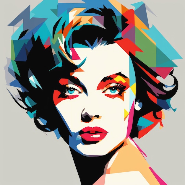 Premium Photo | Minimalist Pop Art Marilyn Monroe Poster