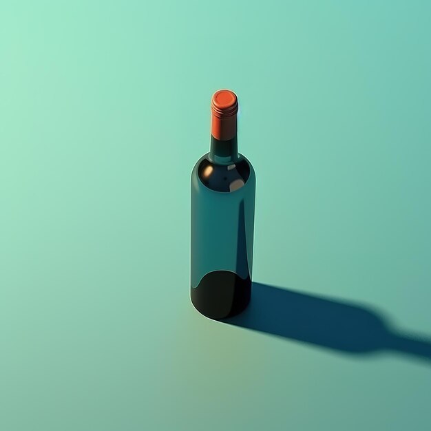 Minimalist representation of wine