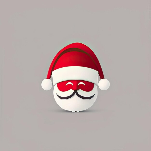 Photo minimalist santa claus illustration