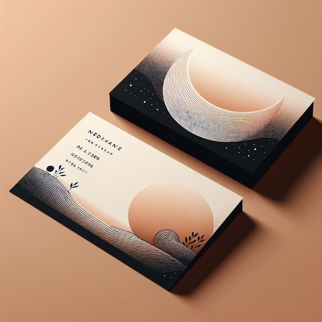 Minimalist and simple business card design