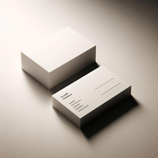 Minimalist and simple business card design