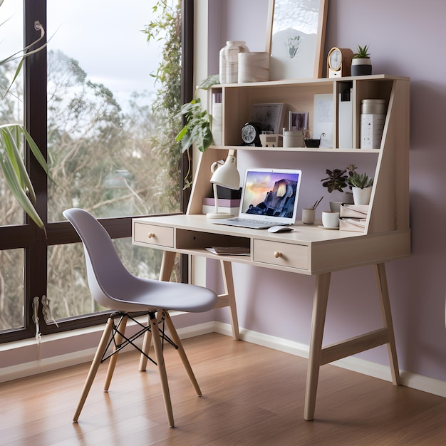 Minimalist Study Table Makeover