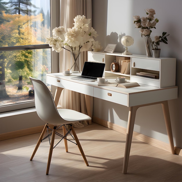 Minimalist Study Table Makeover