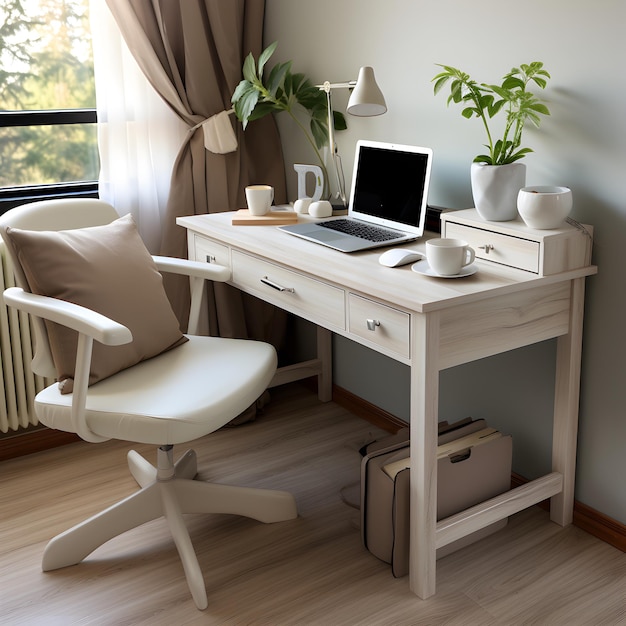 Minimalist Study Table Makeover