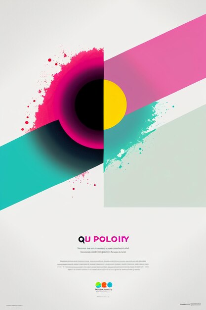 Minimalist style modern art creation gradient color wallpaper background illustration design