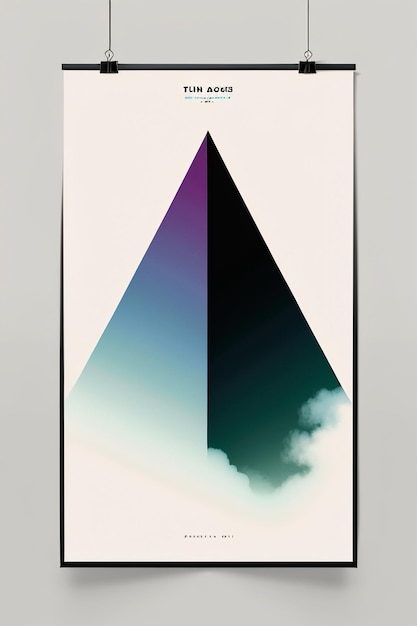 Minimalist style modern art creation gradient color wallpaper background illustration design