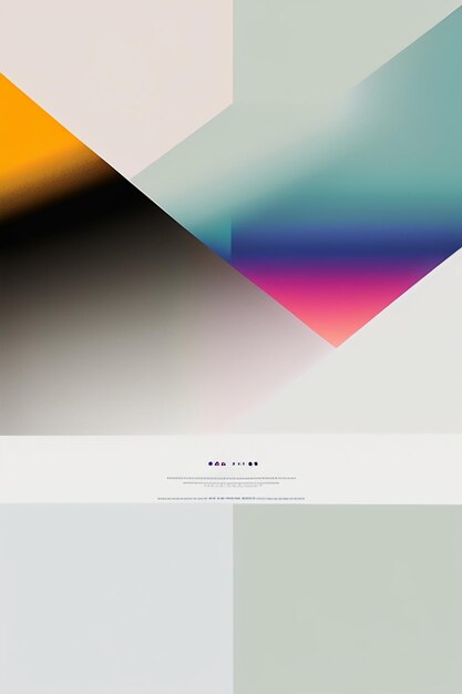 Minimalist style modern art creation gradient color wallpaper background illustration design