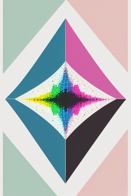 Foto progettazione dell'illustrazione del fondo della carta da parati di colore di pendenza della creazione di arte moderna di stile minimalista