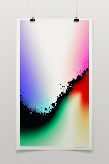 Minimalist style modern art creation gradient color wallpaper background illustration design