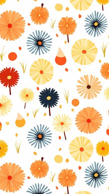 minimalist summer pattern