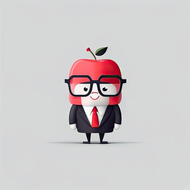 Photo minimalist teacher man illustration