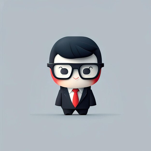 Photo minimalist teacher man illustration