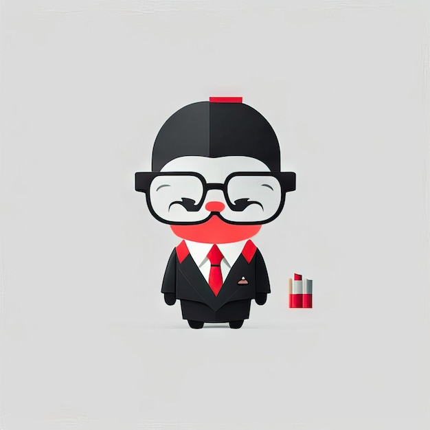 Photo minimalist teacher man illustration