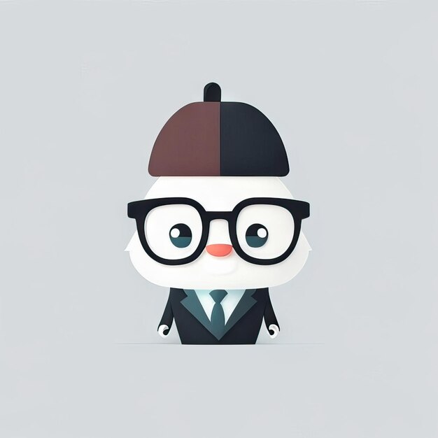 Photo minimalist teacher man illustration