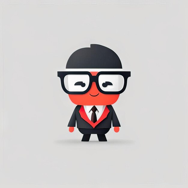 Photo minimalist teacher man illustration