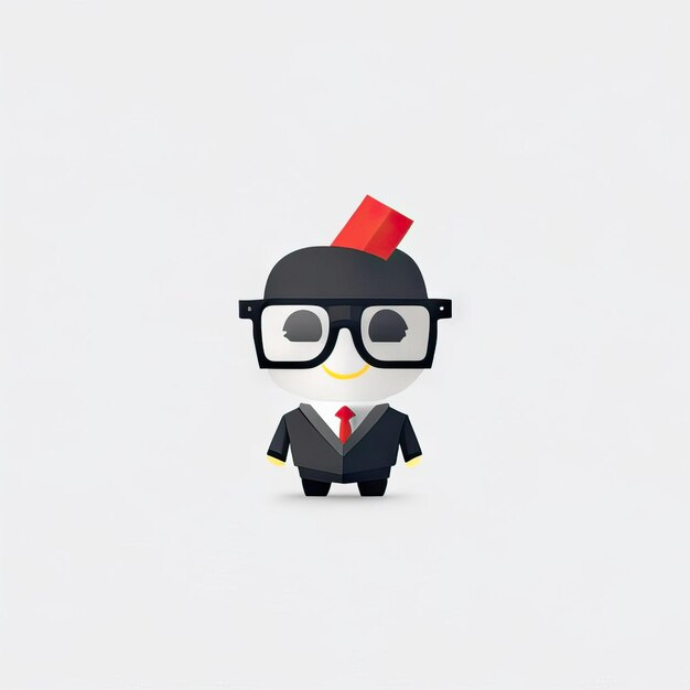 Photo minimalist teacher man illustration