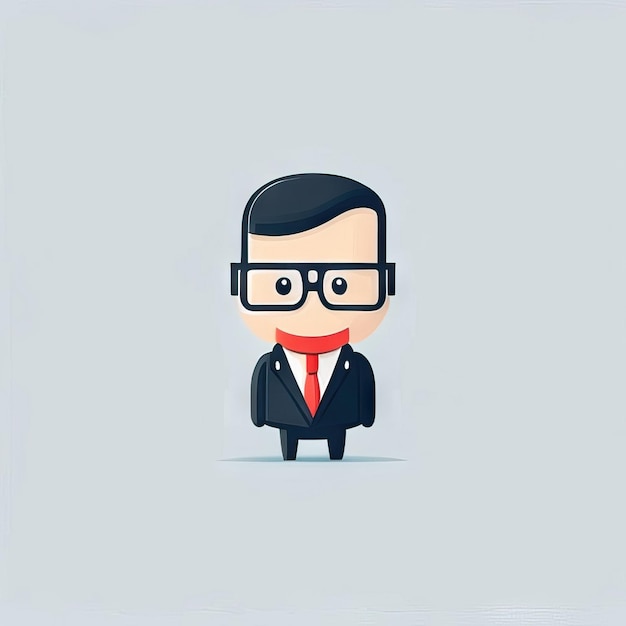 Photo minimalist teacher man illustration