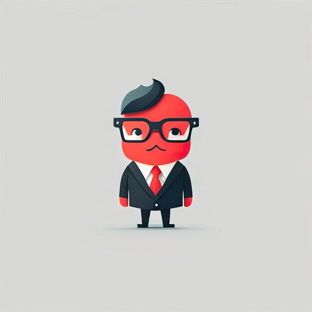 Photo minimalist teacher man illustration