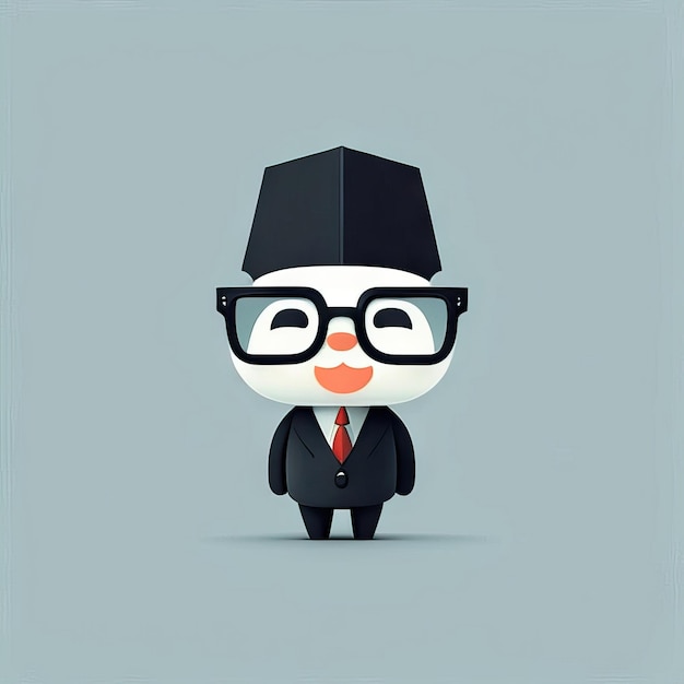 Photo minimalist teacher man illustration