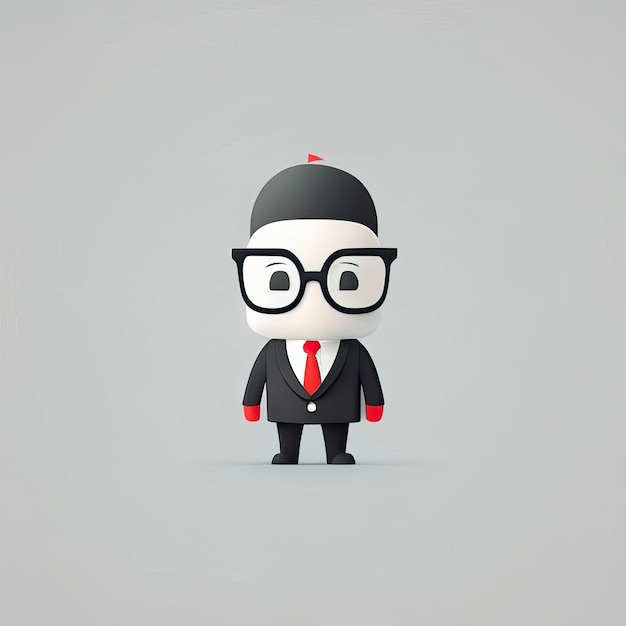 Photo minimalist teacher man illustration