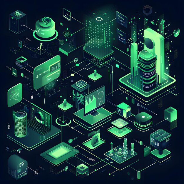 Minimalist Tech Detail Charting Analytical Paths