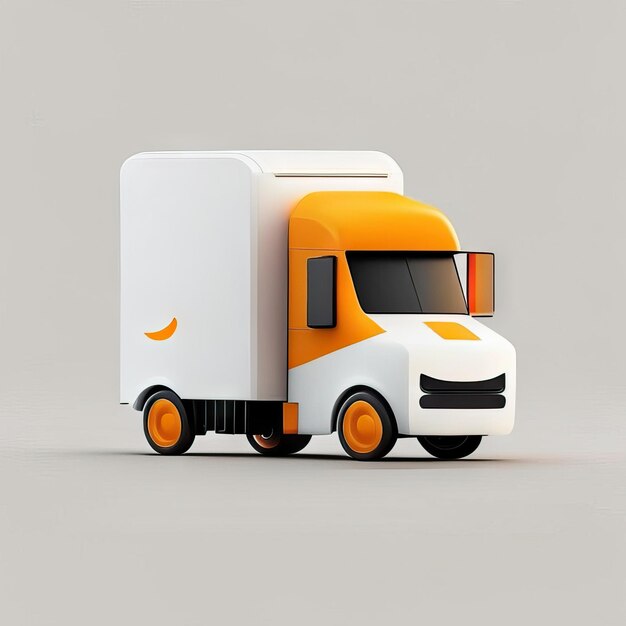 Minimalist truck desgin illustration