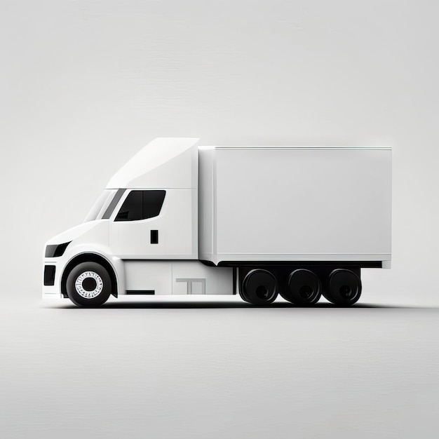 Foto disegno minimalista del camion