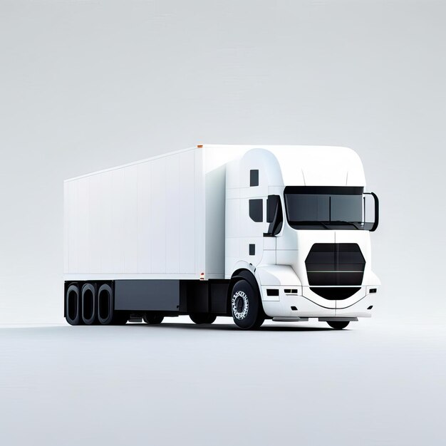 Photo minimalist truck illustration